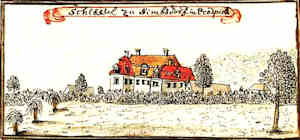 Schlssel zu Simbsdorf in Prospect - Paacyk, widok oglny